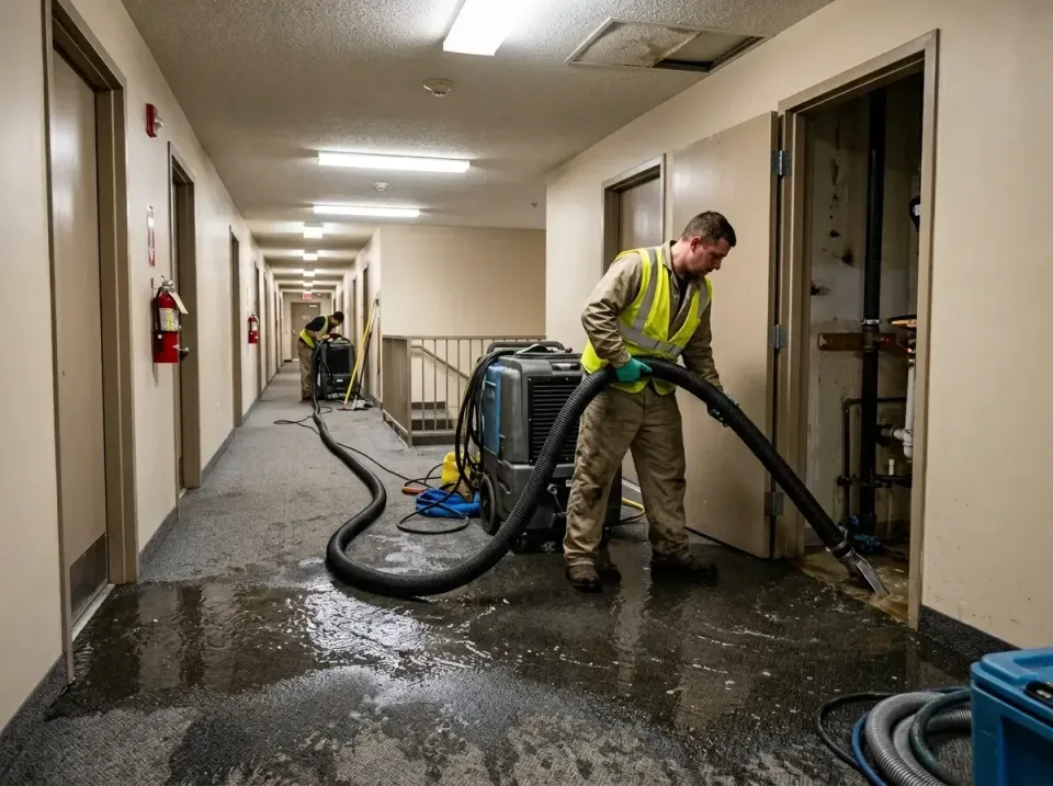 multi-unit-apartment-hallway-f-005 — frequently asked questions, Emergency Burst Pipe Water Extraction & Removal in Lakeland…